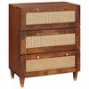 vidaXL Sideboard Brown 60 x 33 x 75 cm Solid Mango Wood
