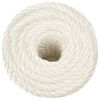 vidaXL Work Rope White 12 mm 250 m Polypropylene