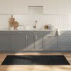 vidaXL Rug Rectangular Grey 80x200 cm Bamboo