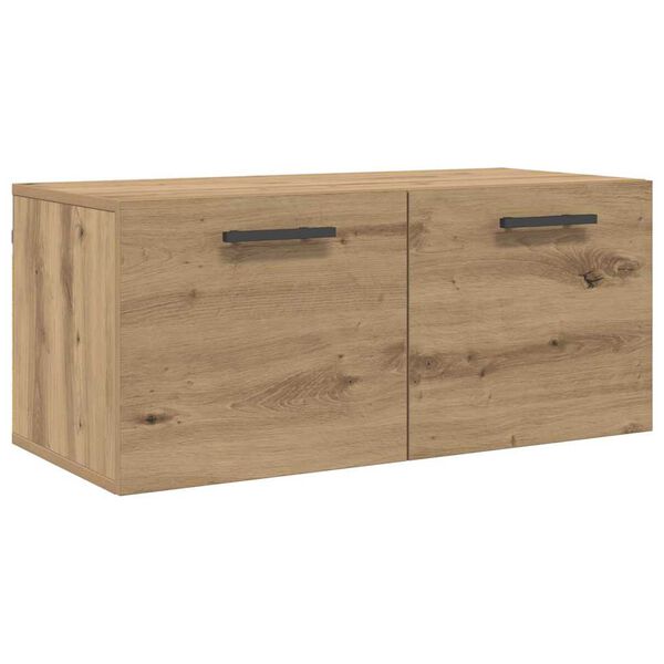 vidaXL Wall Cabinet Artisan oak 80 x 36.5 x 35 cm Engineered wood