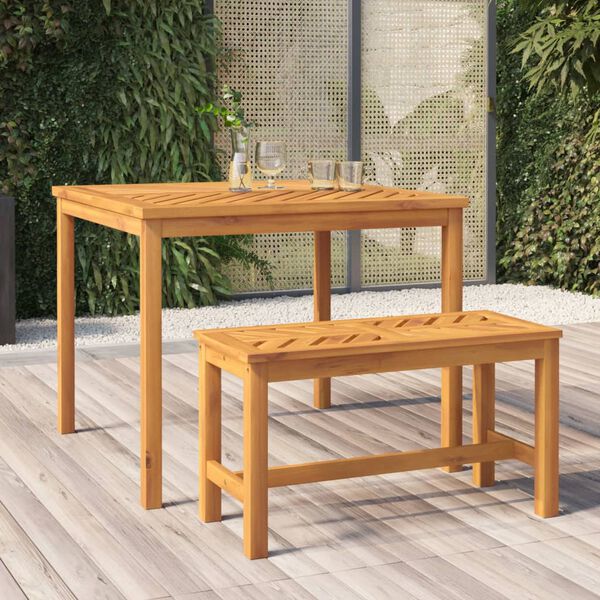 vidaXL Garden Bench 80 cm Solid Wood Acacia