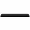 vidaXL Floating Wall Shelves 4 pcs Black 90x23.5x3.8 cm MDF