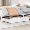 vidaXL Under-Bed Drawers 2 pcs White 90x55x17 cm Solid Wood Pine