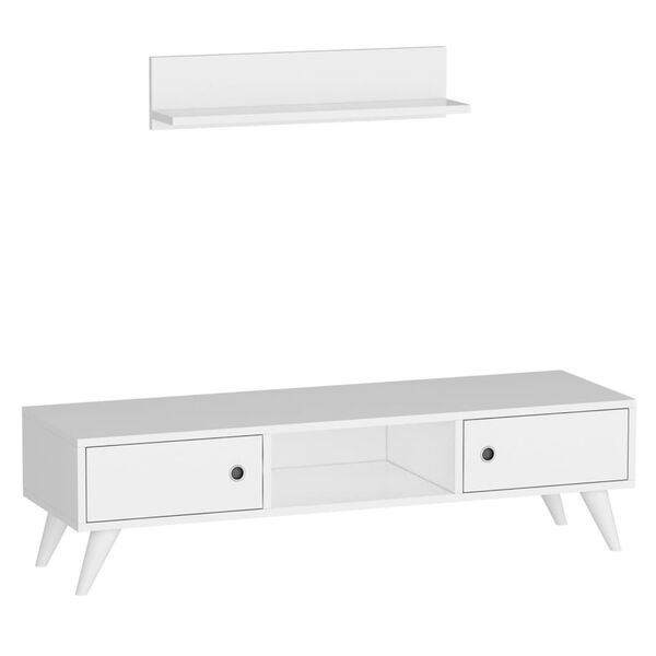 Homemania TV Stand Aspen 130x40x35 cm White