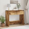 vidaXL Console Table Old Wood 89x41x76.5 cm Engineered Wood