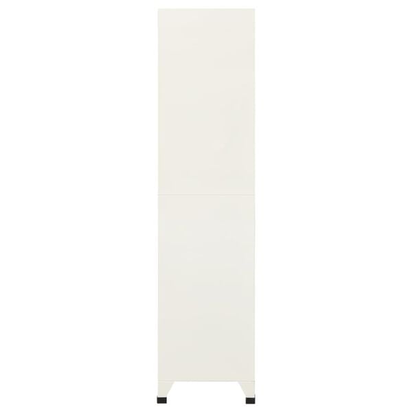 vidaXL Locker Cabinet Grey and Blue 90x45x180 cm Steel