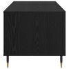 vidaXL Coffee Table Black Oak 90 x 49 x 45 cm Engineered Wood