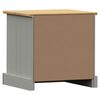 vidaXL Bedside Cabinet VIGO Grey 42x35x42 cm Solid Wood Pine