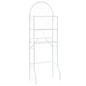 vidaXL Toilet Rack White 60x33x174 cm