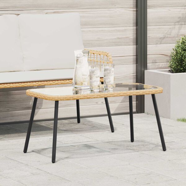vidaXL Coffee Table Brown and Black 90 x 45 x 43 cm