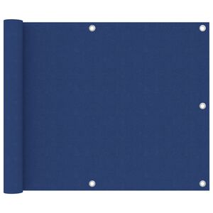 vidaXL Balcony Screen Blue 75x300 cm Oxford Fabric