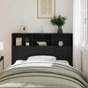 vidaXL Headboard Cabinet Black Oak 140 x 19 x 103.5 cm Engineered Wood