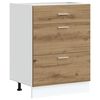 vidaXL Kitchen Base Cabinet "Lyon" Artisan Oak Engineered Wood