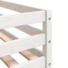 vidaXL Kids' Loft Bed without Mattress with Ladder White 90x190 cm Single