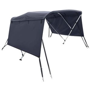 vidaXL 3-bow Bimini Top with Sidewalls 183x(137-152)x137 cm