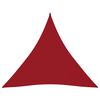 vidaXL Sunshade Sail Oxford Fabric Triangular 4x4x4 m Red