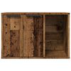 vidaXL Cat Litter Box Enclosure Old Wood 60x40x40 cm Engineered Wood