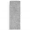 vidaXL Wall Mounted Cabinet Concrete Grey 69.5x34x90 cm