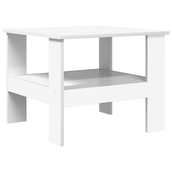vidaXL Coffee Table White 57 x 55 x 45 cm Engineered Wood