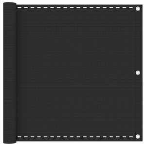 vidaXL Balcony Screen Anthracite 90x300 cm HDPE