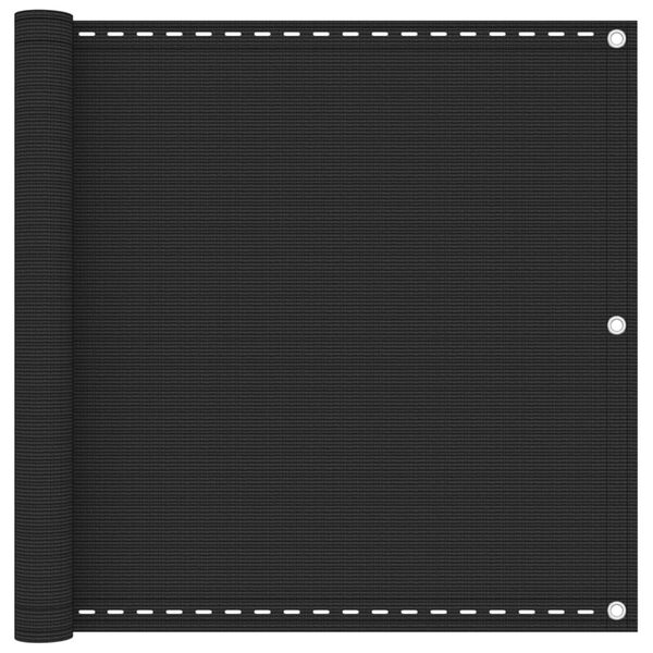 vidaXL Balcony Screen Anthracite 90x300 cm HDPE