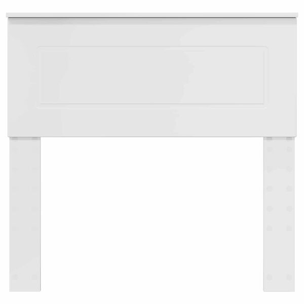 vidaXL Headboard with Headboard Gloss White 75 cm Engineered wood