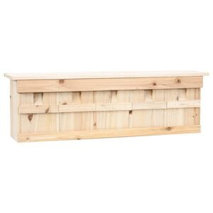 vidaXL Sparrow House | Natural wood | Firwood | 68x15x21 cm | Durable