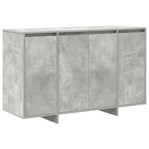 vidaXL Sideboard Concrete grey 120 x 41 x 75 cm Engineered wood
