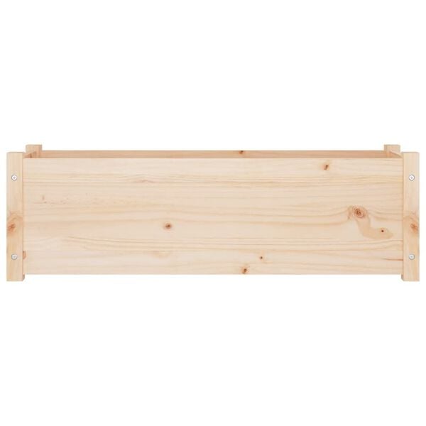 vidaXL Garden Planter 100x31x31 cm Solid Pinewood