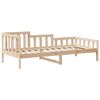 vidaXL Day Bed with Roof without Mattress 80x200 cm Solid Wood