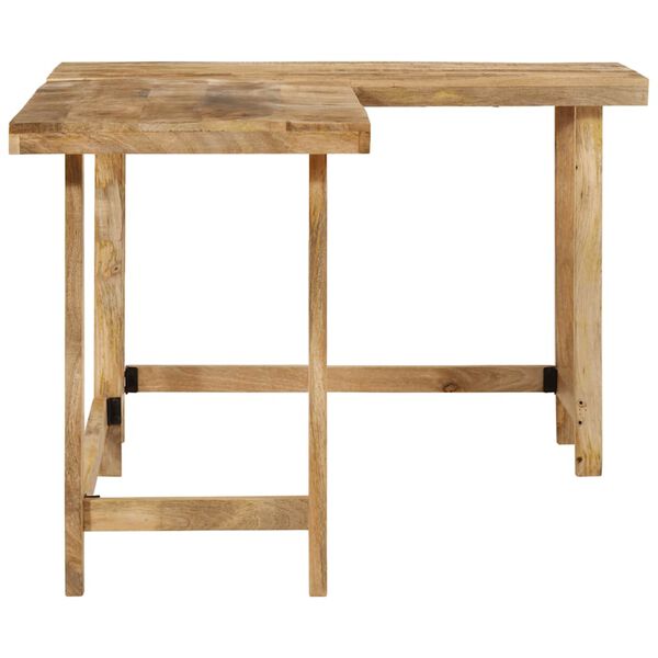 vidaXL Desk 165x110x75 cm Solid Wood Mango