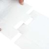 vidaXL Decorative Stickers 10 pcs White 29.4 x 21.4 cm