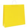 vidaXL Paper Bags 250 pcs with Handles Yellow 54x15x49 cm