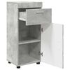 vidaXL Bathroom Cabinet Set TULUM Concrete Grey 37 x 31.5 x 82 cm