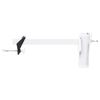 vidaXL Umbrella Clamp for Balcony White 38 mm Steel