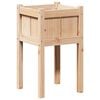 vidaXL Garden Planter Nature 40 x 40 x 70 cm Solid Pine Wood