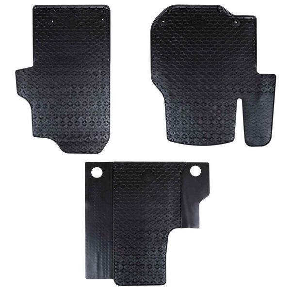 vidaXL Car Mat 3 pcs Black VW CRAFTER , TGE TPE