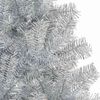 vidaXL Christmas Tree with 300 LEDs with Stand Silver 180 cm PET