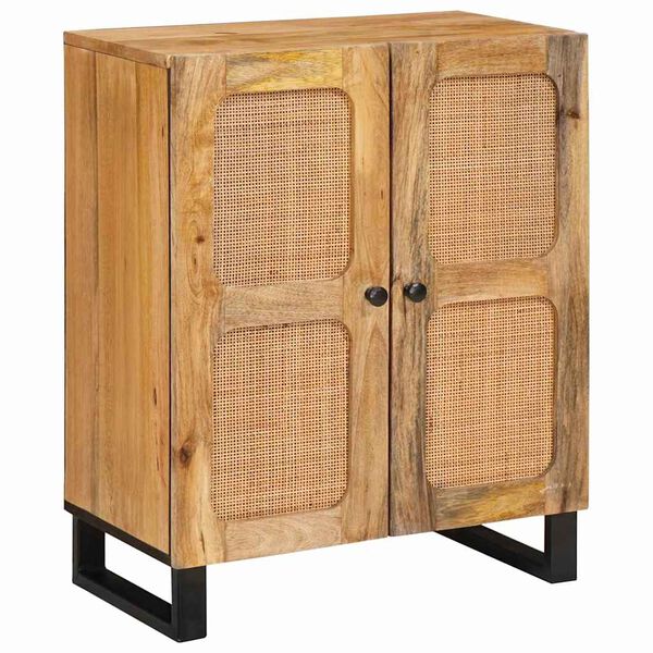 vidaXL Sideboard Brown 60 x 33 x 75 cm Solid Mango Wood