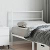 vidaXL Metal Replace Headboard White 107 cm