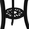vidaXL Garden Table Black 62x62x65 cm Cast Aluminium