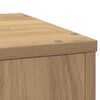 vidaXL Plant Stand Artisan Oak 33x33x100 cm Engineered Wood