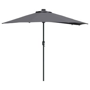 vidaXL Garden Parasol Anthracite 294 x 150 x 223 cm Fabric