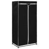 vidaXL Wardrobes 2 pcs Black 75x50x160 cm