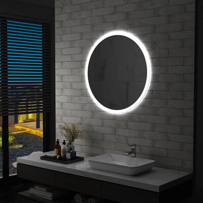 vidaXL Bathroom LED Mirror 80 cm