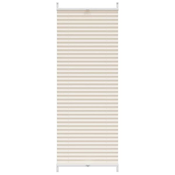 vidaXL Plisse Blind 40x125cm Cream