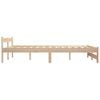 vidaXL Bed Frame without Mattress Solid Pine Wood 120x200 cm