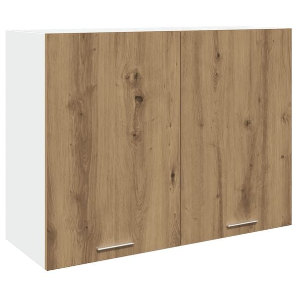 vidaXL Hanging Cabinet Lyon Artisan Oak 80x31x60 cm Engineered Wood