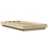 vidaXL Bed Frame without Mattress Sonoma Oak 100x200 cm