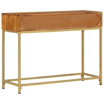 vidaXL Console Table 100x35x76 cm Solid Acacia Wood